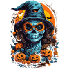 Bewitching Halloween Witch Illustration