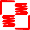 Cocarde de Polska peinte