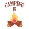 Camping is Fire Funny Camping