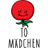 Mädchen als Tomate