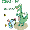 Schule Einschulung Krokodil