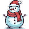I'm the coolest snowman