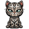 Katze im Cartoon Style