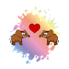 Mammoth Comic Couple Love
