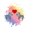 Wolf Comic Couple Love