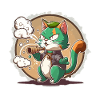 Smoking Cat