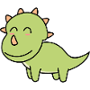 Dinosaur triceratops comic