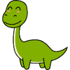 Dinosaur brontosaurus comic