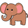 Mammouth Comic Animal