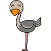 Ostrich Comic Animal