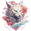 White Fantasy Lion