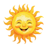 Soleil souriant - Joyful Sunshine
