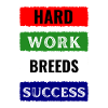 Hard Work Breeds Success