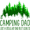 Camping Dad Geschenkidee Sprüche