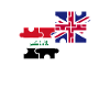 Irak UK Flagge Britisch Iraker