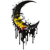 Melting Moon Graffiti