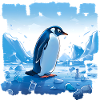 Penguins, the inhabitants of Antarctica