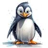 Funny penguin