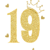 19th Anniversary Golden Crown