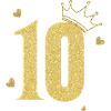 10th Anniversary Golden Crown