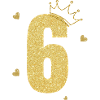 6th Anniversary Gold Crown