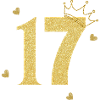 17th anniversary golden crown