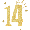 14th Anniversary Golden Crown