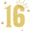 16th Anniversary Golden Crown