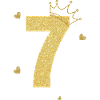 7th Anniversary Gold Crown