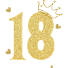 18th Anniversary Golden Crown