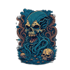 octopus skull