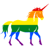 Regenbogen-Einhorn