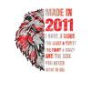 2011 Birthday Lion made in