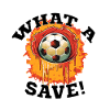 Fußball ball - What a Save!
