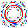 Bunte Spiralen -