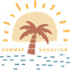 Sunset Palm Vacation Logo