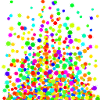 Couleurs d’éclaboussures épineuses