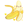 Peel The Love Banana Fruit