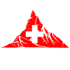 Suisse Cervin - Drapeau suisse
