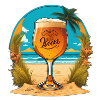 Beach Beer Glass