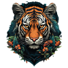 The tiger lurks