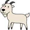 Mountain Goat Comic Animal