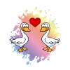 Goose Comic Couple Love