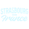 Strasbourg Frankrig vintage skrift
