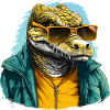Street style crocodile | Crocodile lovers