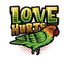 Love Hurts Budgie Bird