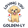 Loving You Golden-ly Golden Retriever