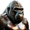 Le gorille de bronze