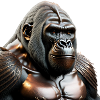 Le gorille de bronze