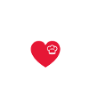 Backing queen with heart